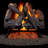 Duluth Forge Vented Natural Gas Fireplace Log Set-42433935