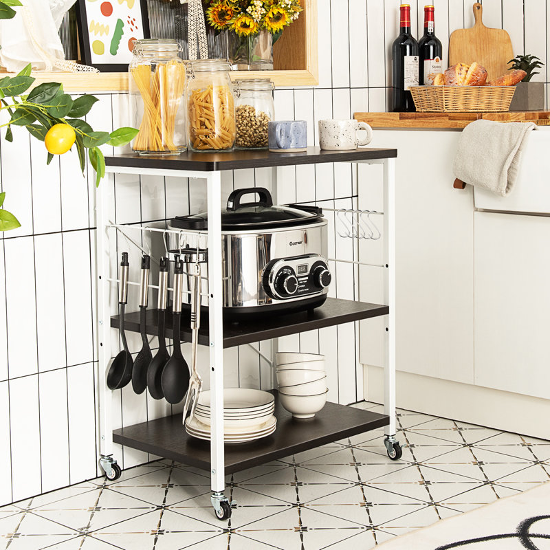 Moffet Bar Cart, Dark Brown