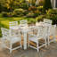 Ensemble de table de salle à manger de patio six pièces-680667386