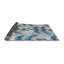 Tapis gris/bleu à motifs-1924383126