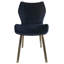 Pulcherie. Chaise parsons en velours rembourrée-1536748117-1536748112