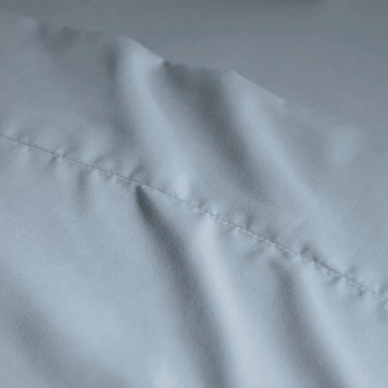 Ensemble de draps en microfibre douce 1800 Series Wayfair Basics®, Brume bleue