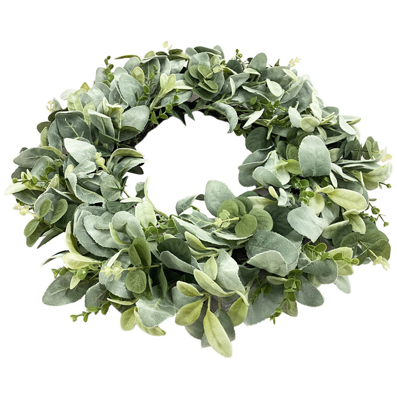 24" Mixed Greenery & Eucalyptus Wreath