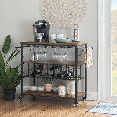 Kilmersdon Solid Wood Top Kitchen Island