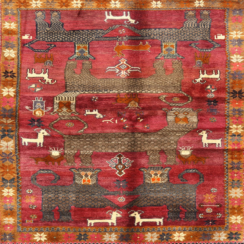 Oriental Indoor Rug, Square 8'