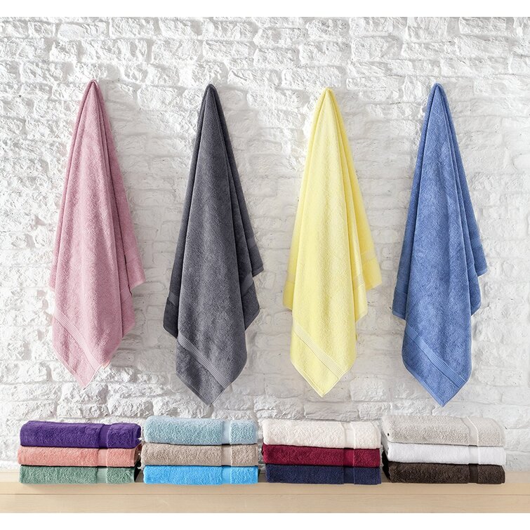 SALBAKOS Turkish Cotton Oversized Bath Sheet - Extra Large Bath