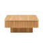 Table basse carrée 35,43 pouces Handcraft Modern-1965567150