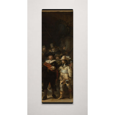 The Night Watch (1642) — Tall Canvas Wall Art