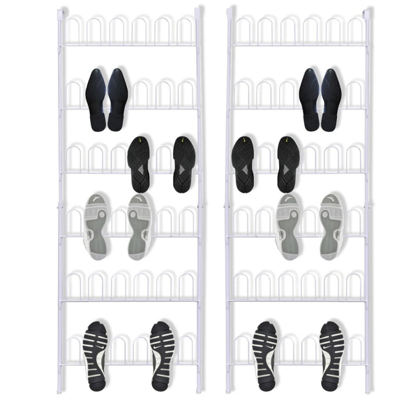 18 Pair Flip Down Shoe Storage