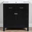 Meuble-lavabo simple 30 po avec comptoir en céramique