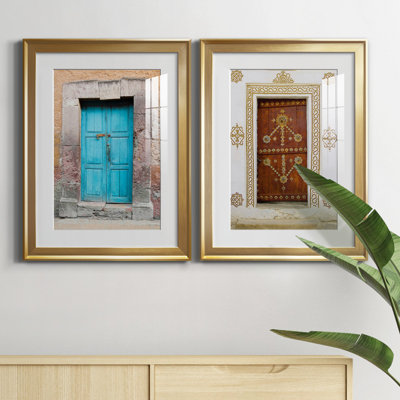 Porte topaze - ensemble de 2 reproductions de photos