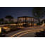 Pergola en aluminium noir 13 'x 10' avec toit à persiennes et parois coulissantes en verre