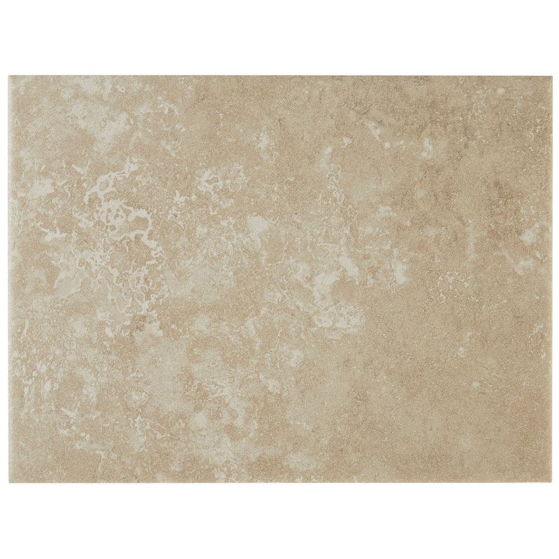 Carreau de céramique aspect pierre 9 po x 12 po Huston, Beige acacia