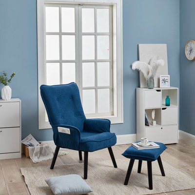 Chaise d'appoint rembourrée