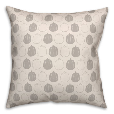  Housse et insert de coussin à motif citrouille carré