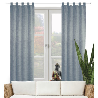 Beloit Synthetic Tab Top Curtain Single Panel, opaque