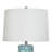 Ceramic Table Lamp - Naha Blue - White Shade