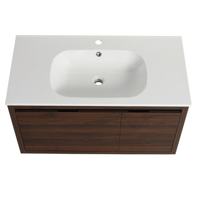 Meuble-lavabo mural