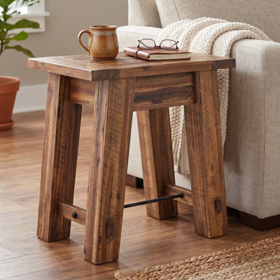 Daryl 27" W Solid Wood Side Table