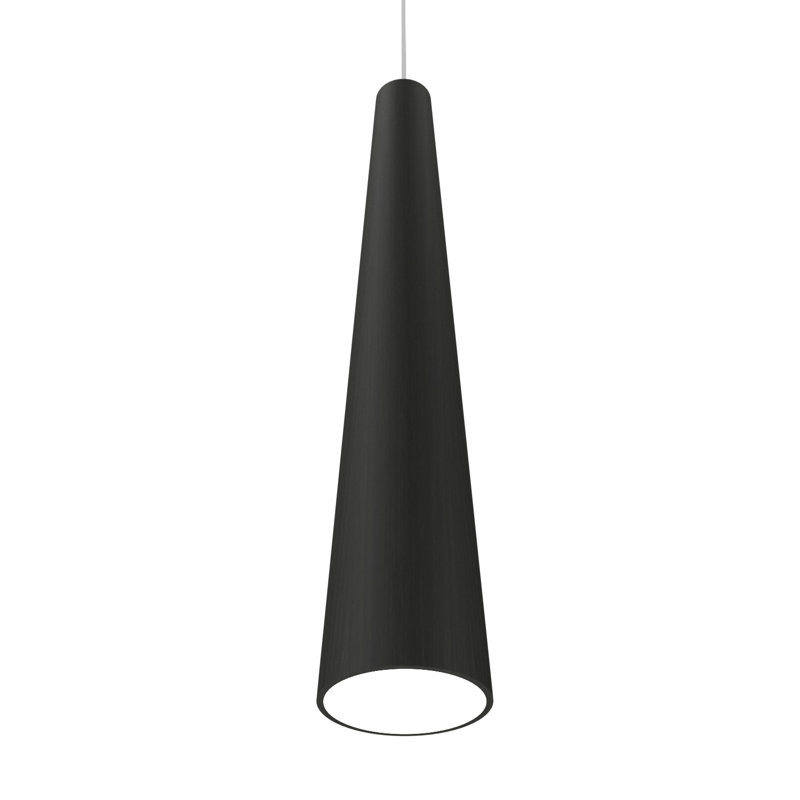 Matte Black Mini Cone Pendant Light