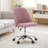 Mercier Upholstered Armless Task Chair, Home Adjustable Swivel Makeup Chair-737167263