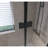 Foldable Design Tempered Glass Matte Black Versatile For Small Bathrooms