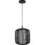 Luminaire suspendu cylindrique à 1 lumière Annasofia-88566806