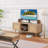 Rattan TV Stand, Boho TV Cabinet for 55 inch TV, Mid Century Modern TV Stand, Rattan TV Console with Adjustable Shelfs for Living Room, Media Room, Oak-1160369531