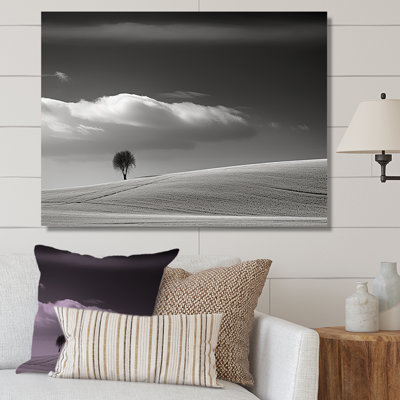 Paysage d'hiver photo III sur toile