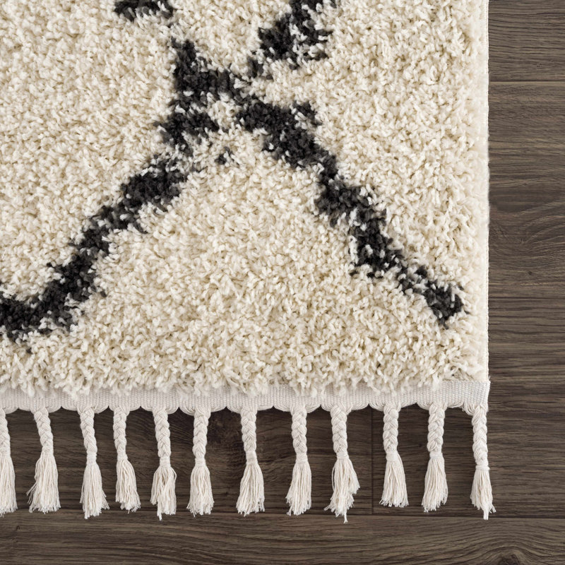 Tapis beige Adeife, Rectangle 6 pi 7 po x 9 pi