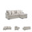 Nauja Upholstered 97'' Sofa & Chaise