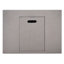 Chauffe-terrasse 40 000, foyer extérieur carré de 31 po, béton léger, centre de divertissement dans la cour arrière, foyer gris, source de chaleur, zone élégante,