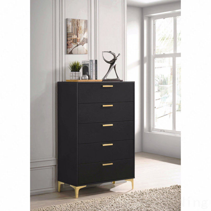 5-Drawer Rectangular Chest (Chest Of Drawers)