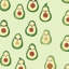 Papier peint ludique Avocado