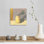«Yellow Vase I», art mural sur toile