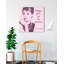 Audrey Hepburn Quote - reproduction d'art graphique encadrée sur toile-24059555