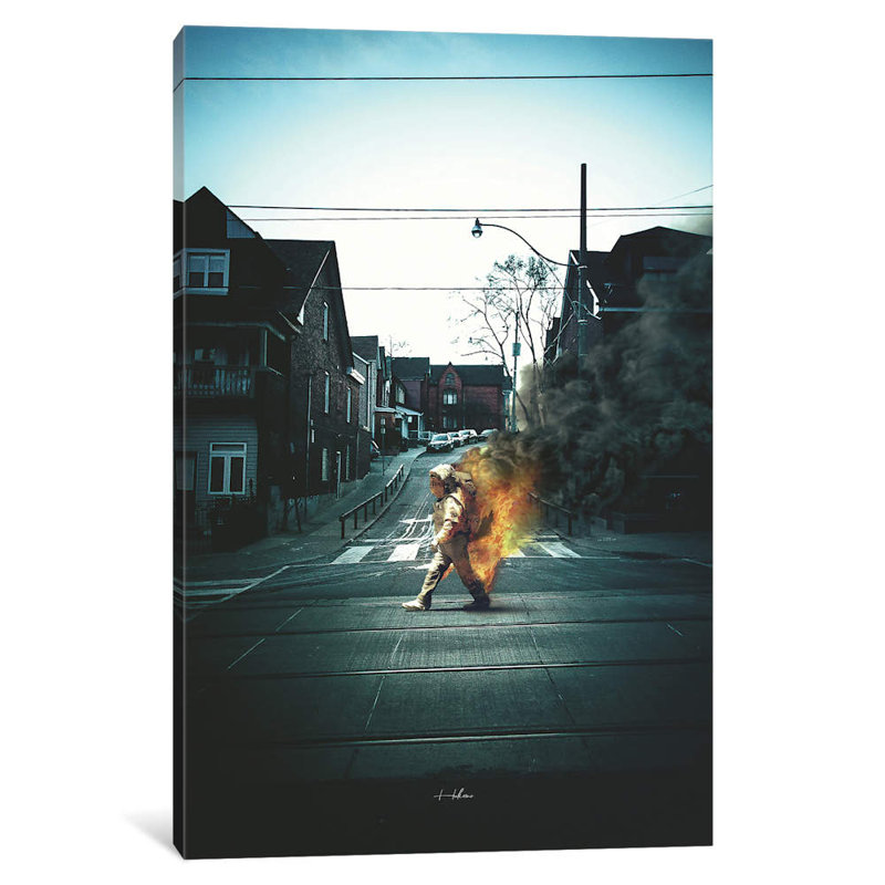 Better To Burn by Rob Hakemo - Wrapped Canvas Giclee Art Print, 101.6 cm H x 66.04 cm W x 3.175 cm D