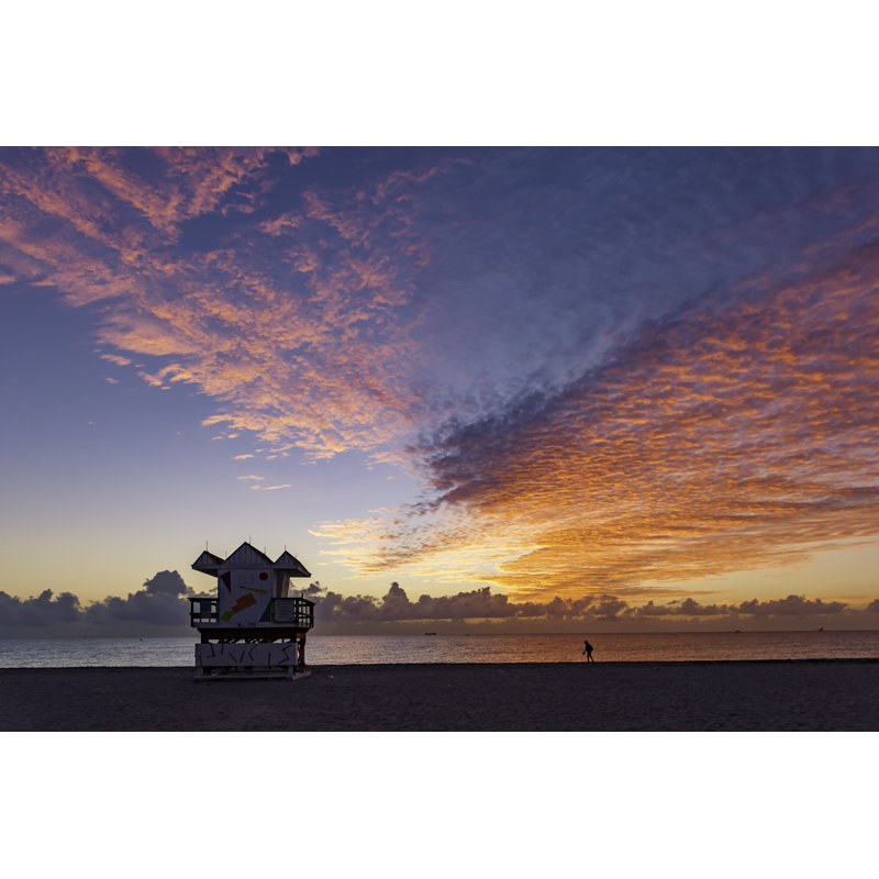 Miami Beach - Wrapped Canvas Print, 61cm H x 91cm W x 3.8cm D