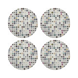 Mod Confetti Granada Pebble 16" Vinyl Placemat
