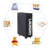 Fabric Rolling Laundry Hamper with Handles-1725552361