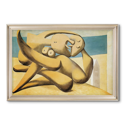 Chiffres au bord de la mer (Le Baiser), 1931 - Pablo Picasso - Toile encadrée sur mesure
