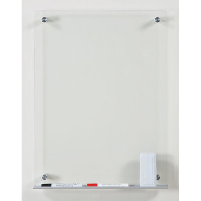 Audio-Visual Direct Non-Magnetic Clear Glass Dry-Erase Board