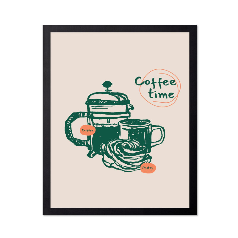 Coffee Time, Unframed, Poster, 16"H x 20"W