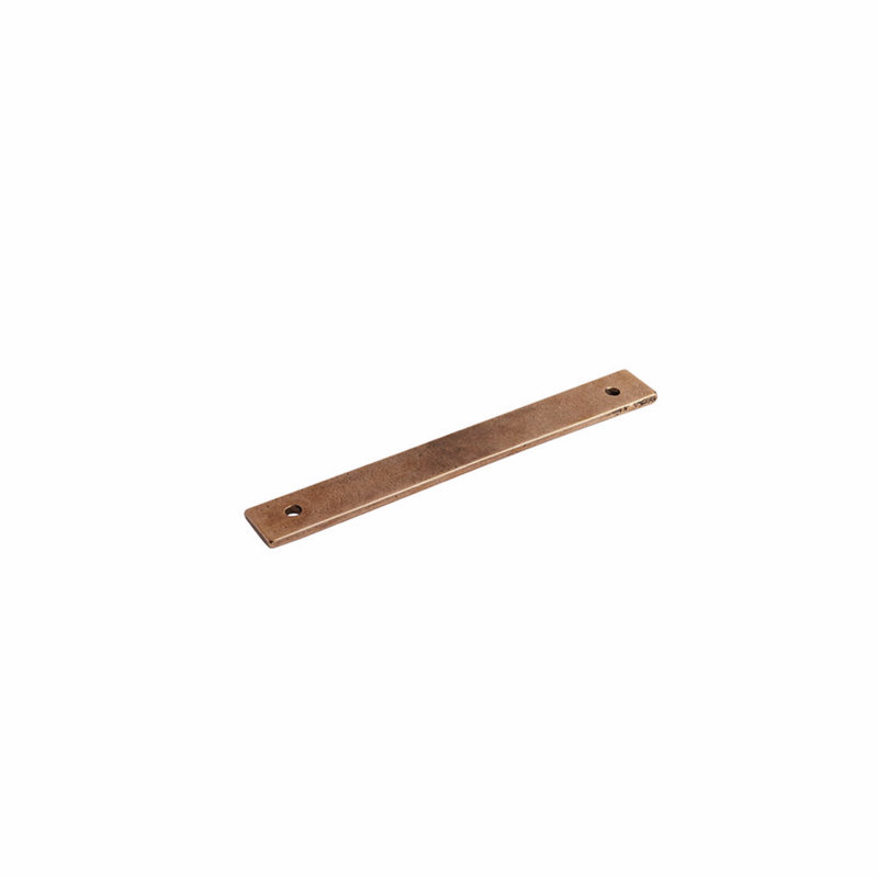 Schaub Vinci contre-plaque pour armoire / tiroir, Bronze naturel, H 6 po x l 0,75 po