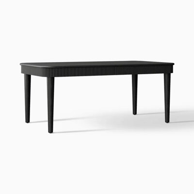 Table de salle à manger extensible noir