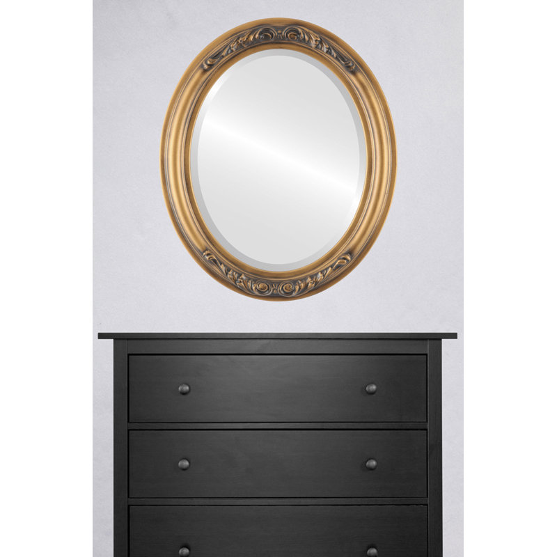 Miroir décoratif biseauté glam Winfrey, 33 po x 27 po