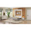 Full Size Murphy Bed With 2 Drawers, Beige