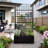 Conall Galvanized Metal Planter Box with Trellis and Wheels-438873829-417423736