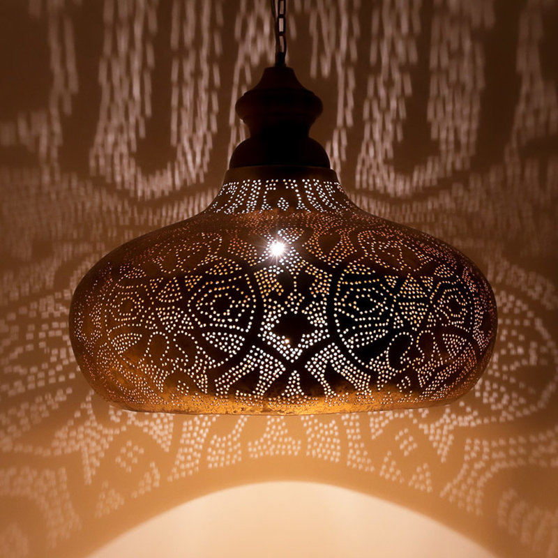Chea 1 - Light Dome Pendant, Gold