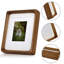 Cadre photo en bois avec passe-partout, bureau ou cadre mural Mid Century-538623740-538623743